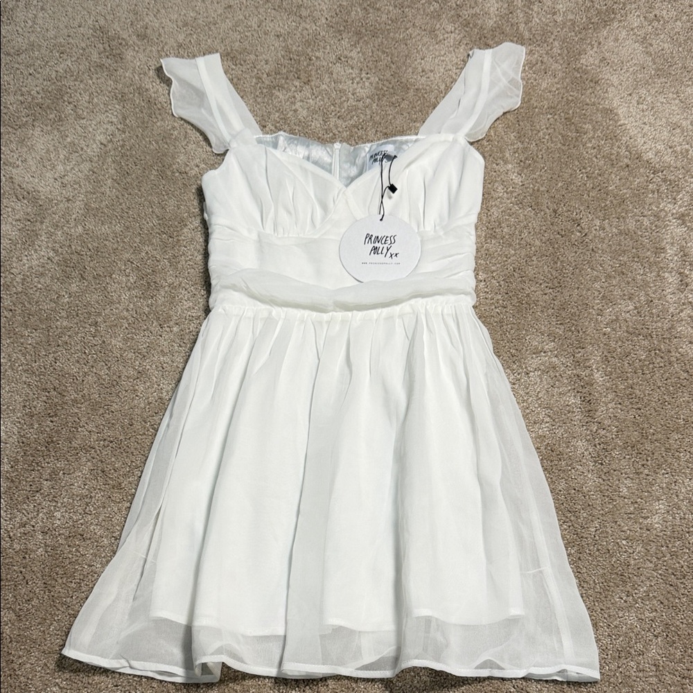 Princess Polly White Mini Dress